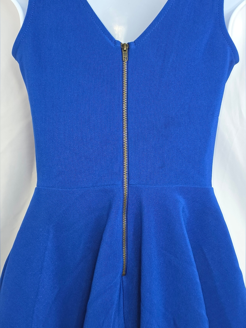 Lulus XS Royal Blue Home Before Daylight Fit & Flare Dress 3583-AN - Picture 6 of 15
